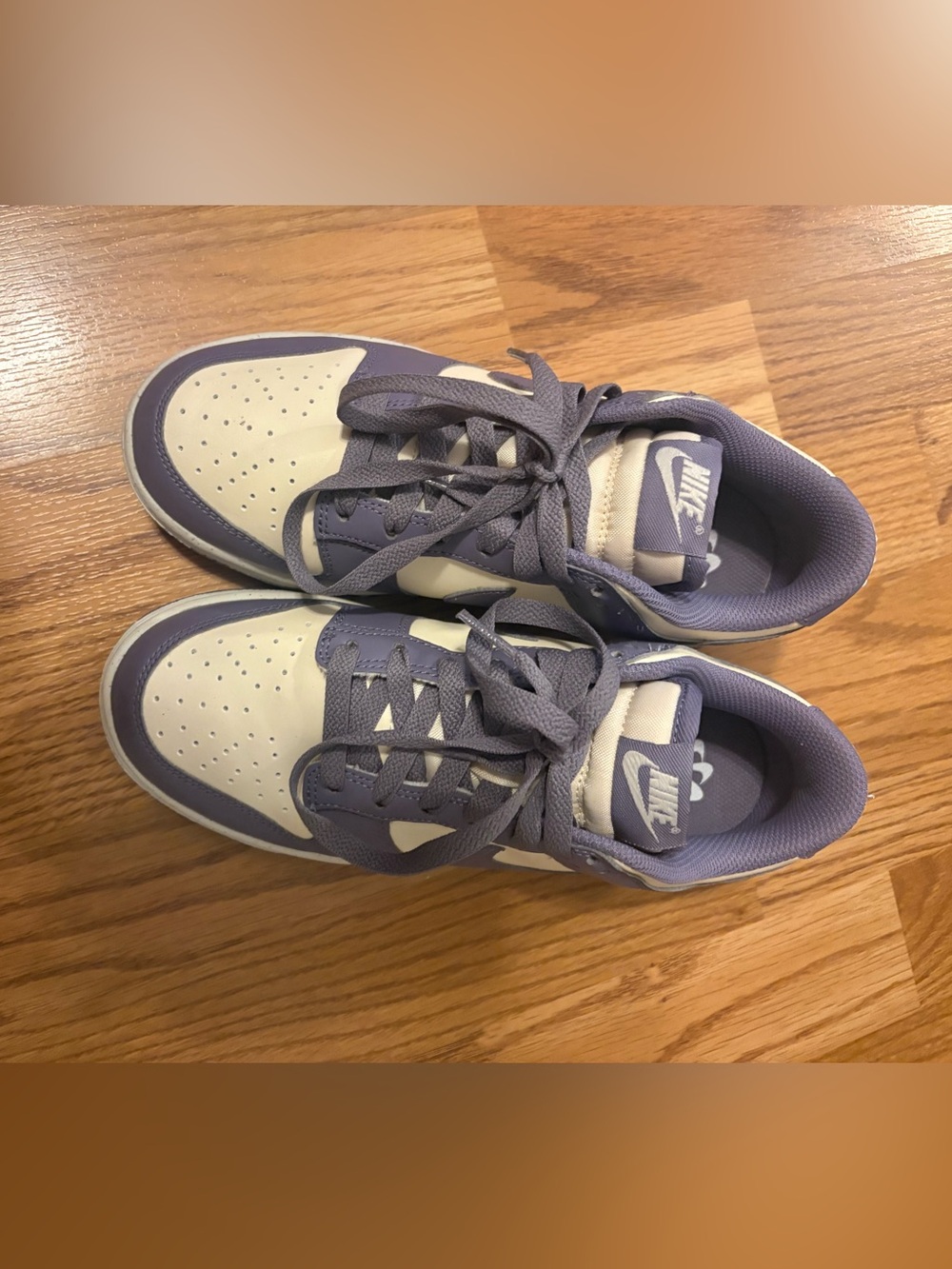 Nike Low-Top Sneakers in Lilac and White